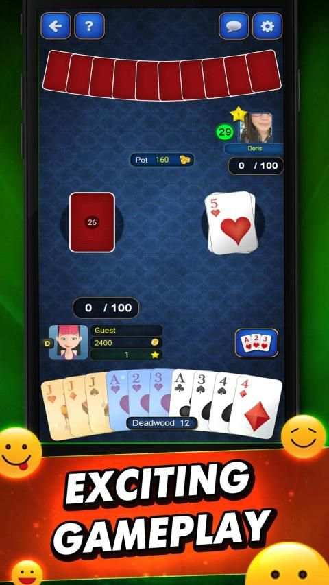 Gin Rummy : Free Card Game स्क्रीनशॉट 7