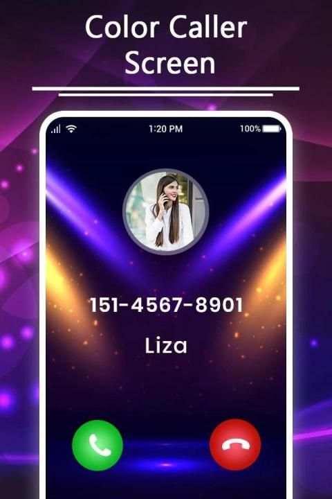 Color Caller Screen – Color Your incoming Call 4 تصوير الشاشة
