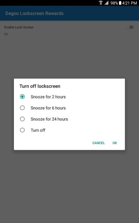 Degoo Lockscreen Rewards screenshot 5