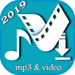 MP3 Music &amp; Video Player Downloader Free 2019 आइकन
