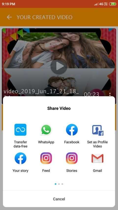 Birthday Wish Video Maker screenshot 1