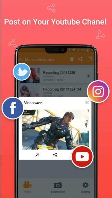 Screen Recorder - Video Vlog Recorder screenshot 2
