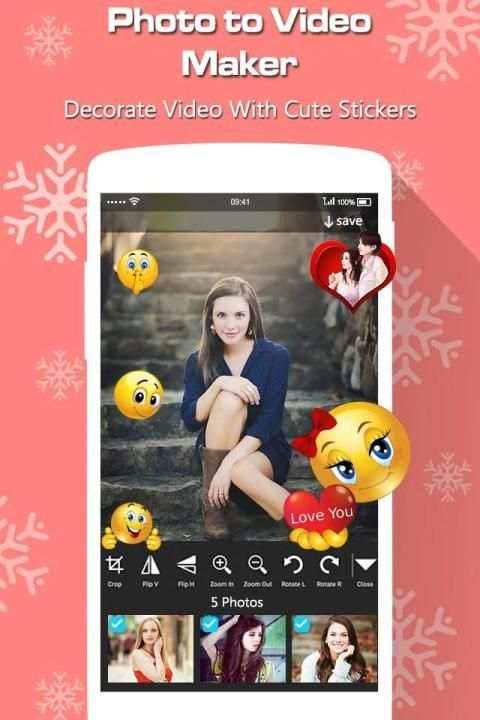 Photo to Video Maker with Music स्क्रीनशॉट 3