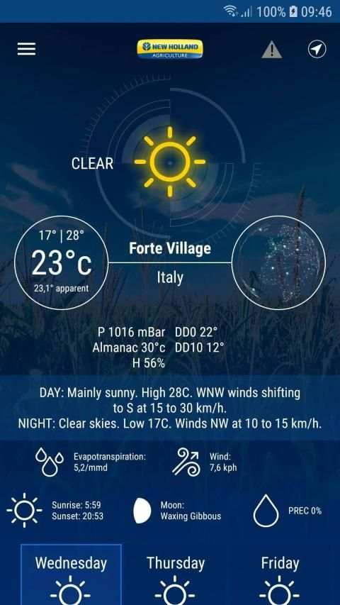 New Holland Farming Weather स्क्रीनशॉट 5