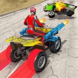 Quad Bike Shooting Racing Game आइकन