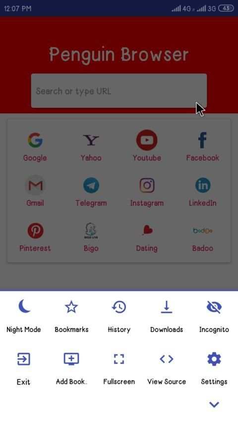 Turbo Mini Browser स्क्रीनशॉट 2