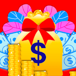 Golden Glass With Golden Coin आइकन