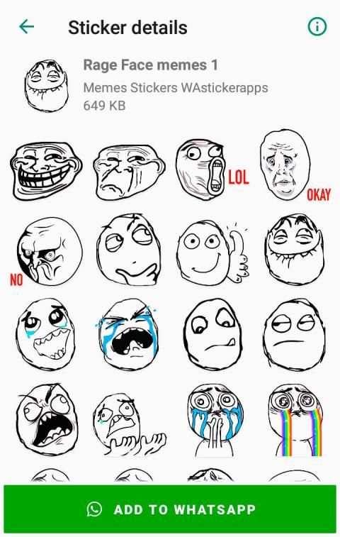 WAStickerApps Memes Stickers *** screenshot 6