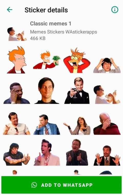 WAStickerApps Memes Stickers *** screenshot 4