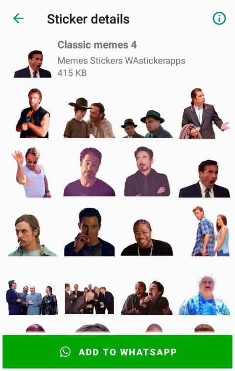 WAStickerApps Memes Stickers *** screenshot 3