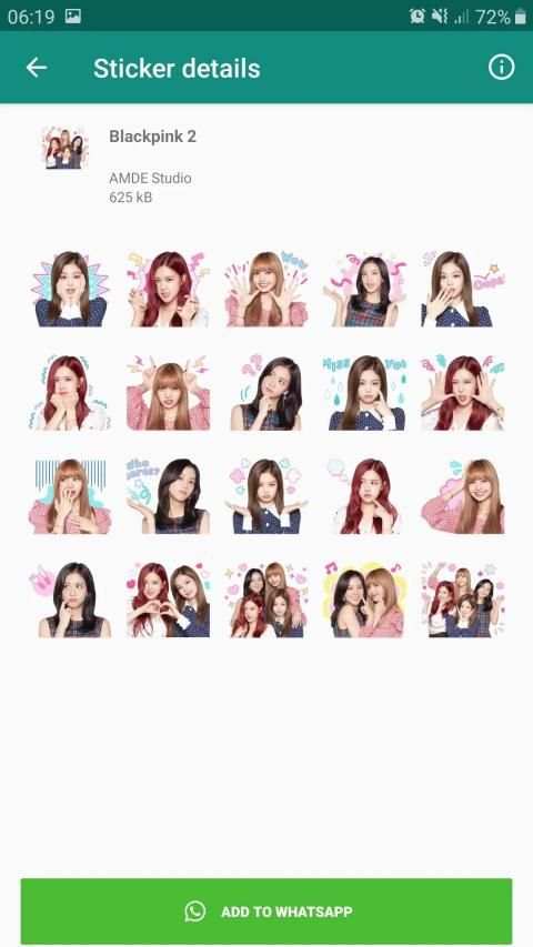 Sticker Blackpink for Whatsapp screenshot 4