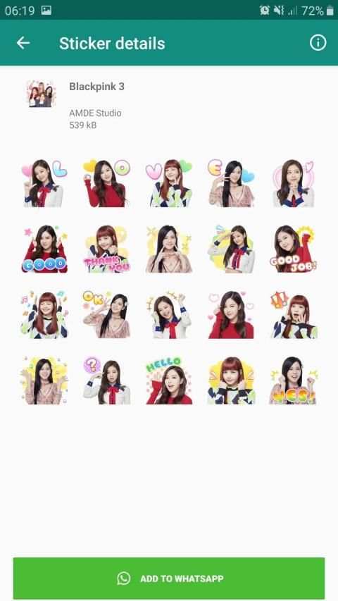 Sticker Blackpink for Whatsapp screenshot 2