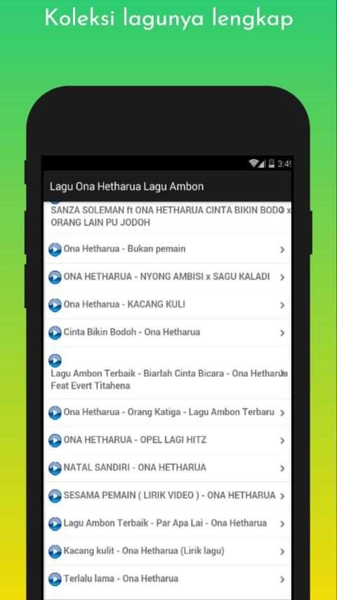 Lagu Ona Hetharua Lagu Ambon screenshot 7
