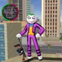 Joker Counter Stickman Rope Hero Crime OffRoad