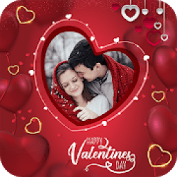 Valentine Photo Frame : Romantic Photo Editor आइकन
