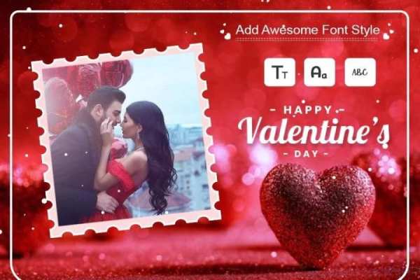 Valentine Photo Frame : Romantic Photo Editor screenshot 4