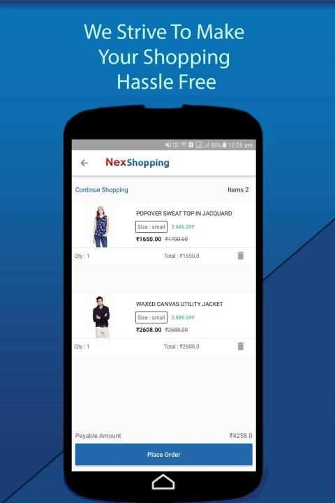 Nex Shopping screenshot 1