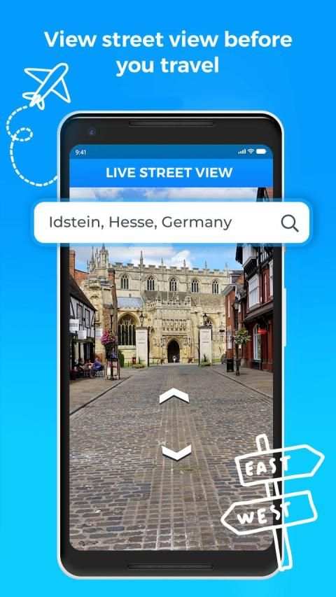 Street View, Earth Map: Route Planner & MapTracker screenshot 7