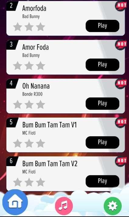 Piano Tiles De Funk screenshot 3