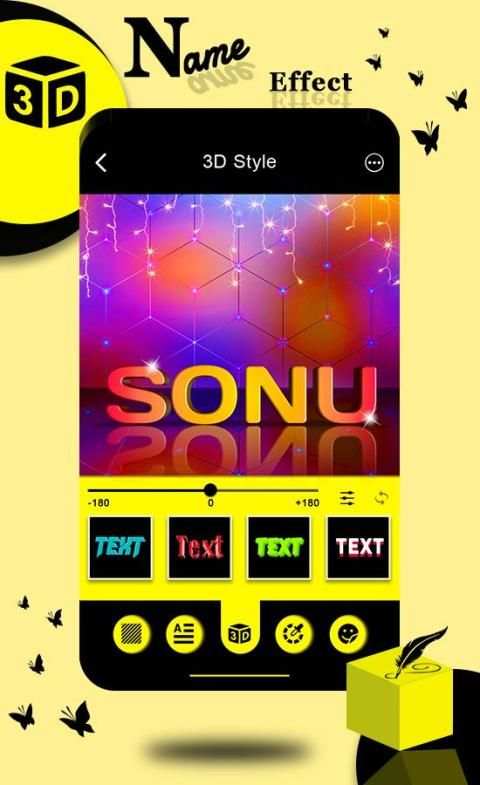 3D Text Effect Name Genrator screenshot 3