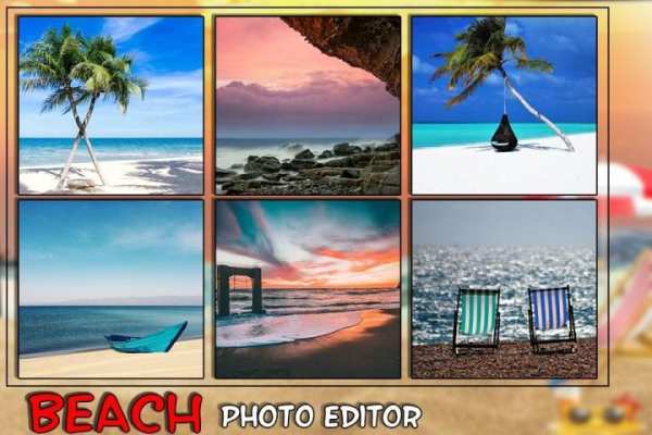 Beach Photo Editor स्क्रीनशॉट 3