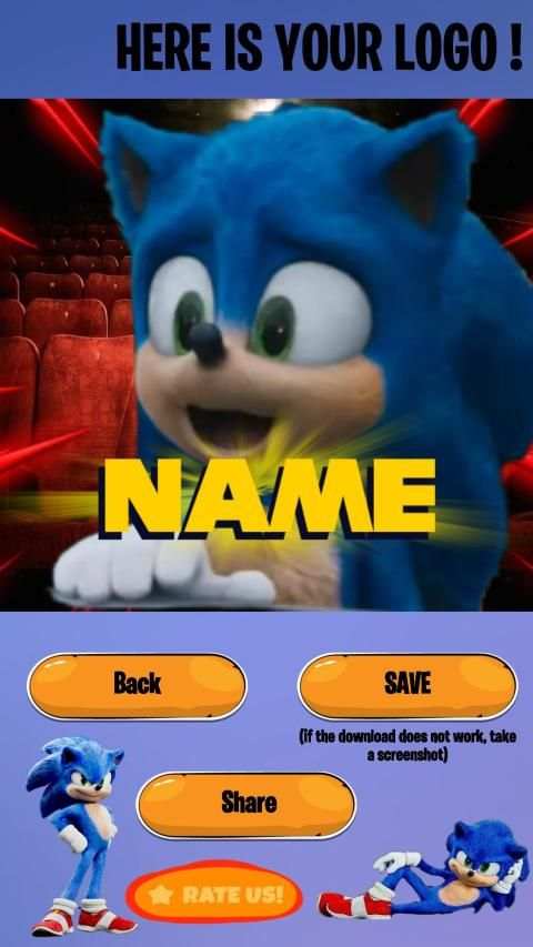 Sonic Avatar Maker Movie Edition screenshot 9