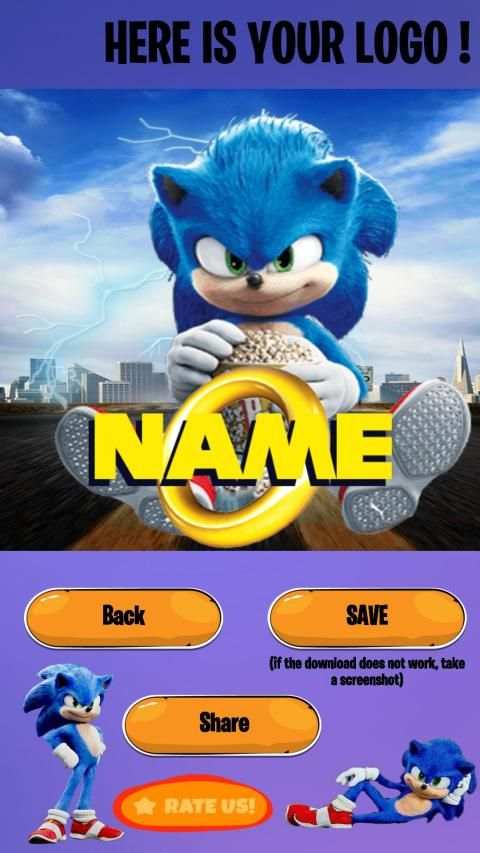 Sonic Avatar Maker Movie Edition screenshot 12