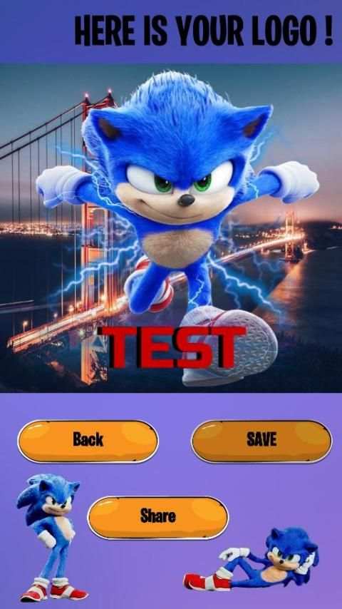 Sonic Avatar Maker Movie Edition screenshot 3