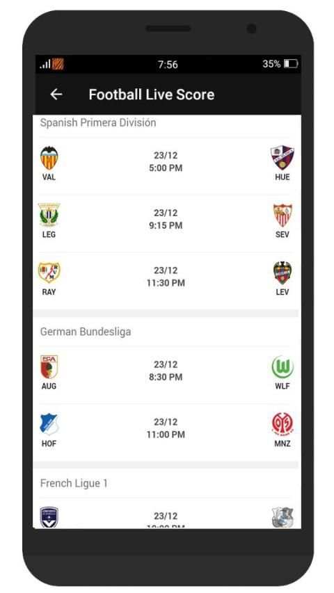 Football Live Match - Live Scores, Fixtures, News screenshot 4