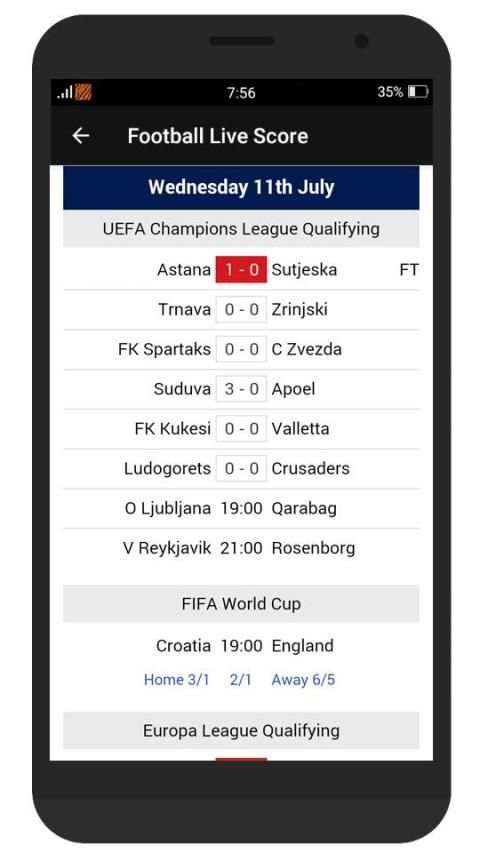 Football Live Match - Live Scores, Fixtures, News screenshot 2