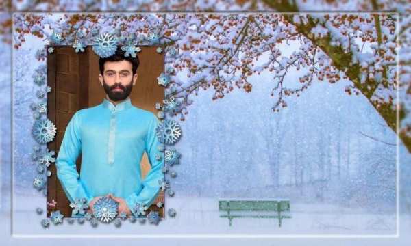 Snowfall Photo Frames स्क्रीनशॉट 1
