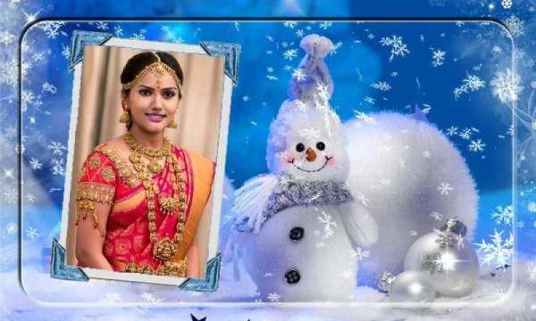 Snowfall Photo Frames स्क्रीनशॉट 2