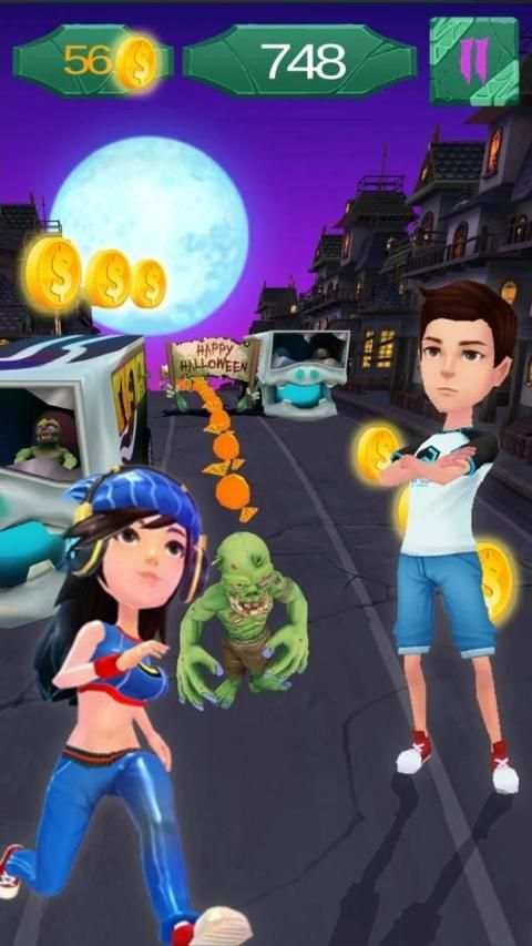 Subway Scary Princess: Temple Final Surf Bus Run screenshot 9