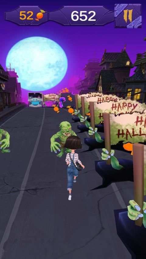 Subway Scary Princess: Temple Final Surf Bus Run screenshot 1