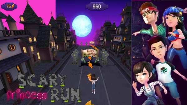 Subway Scary Princess: Temple Final Surf Bus Run screenshot 11