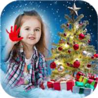 Merry Christmas Tree Photo Frames on 9Apps