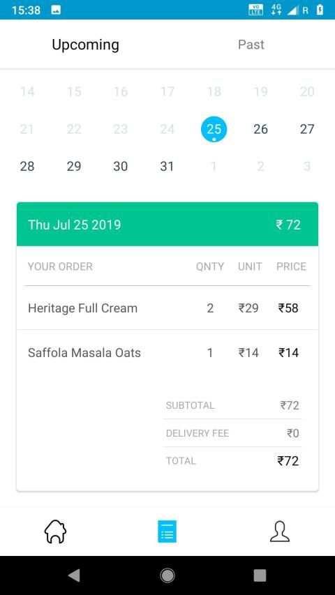 Dailycart स्क्रीनशॉट 1