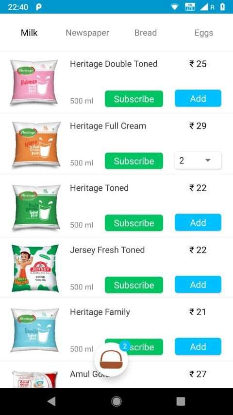 Dailycart स्क्रीनशॉट 4