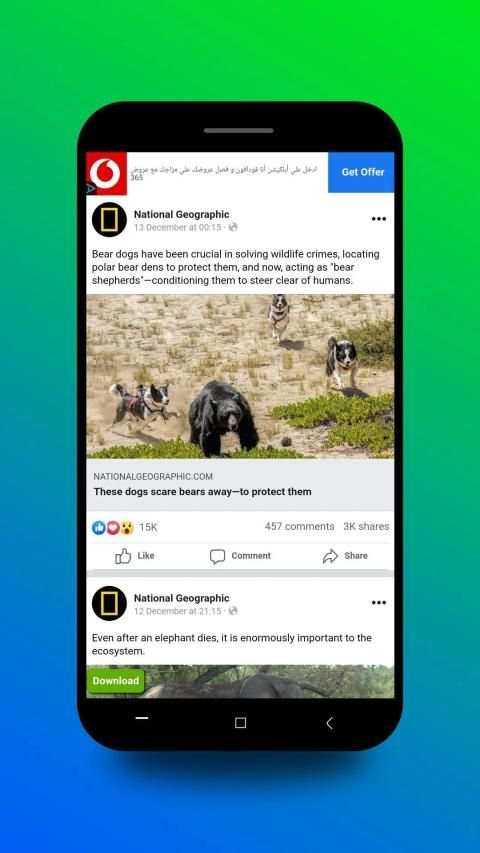 Videodown for Facebook स्क्रीनशॉट 2
