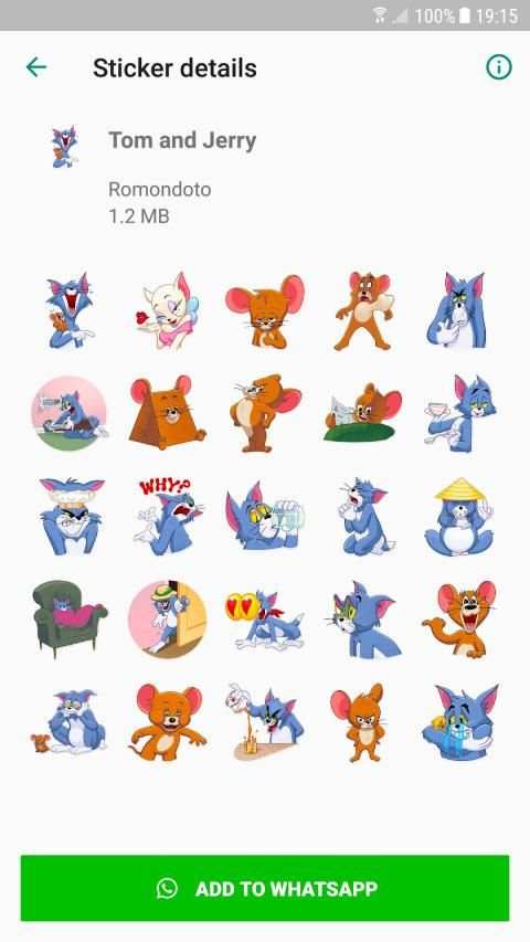 Funny Cartoons Stickers - WAStickerApps screenshot 4