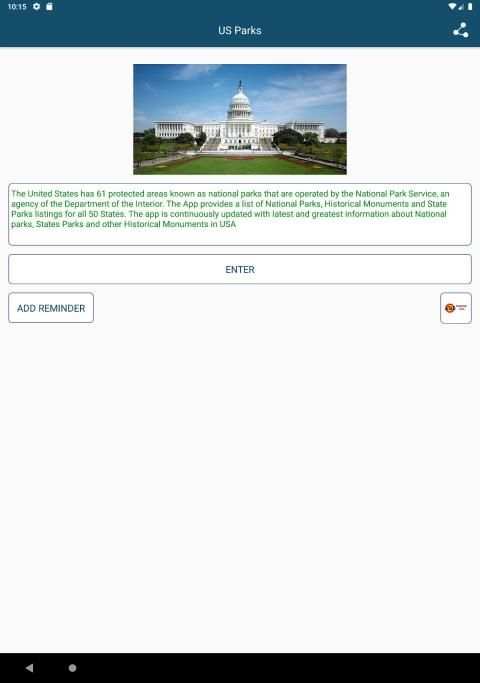 USA Parks, Monuments & Historical Sites screenshot 1