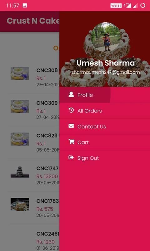 Crust N Cakes screenshot 1