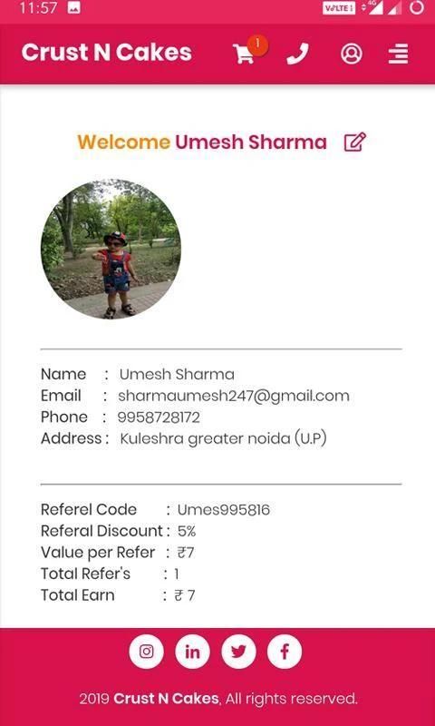 Crust N Cakes स्क्रीनशॉट 2