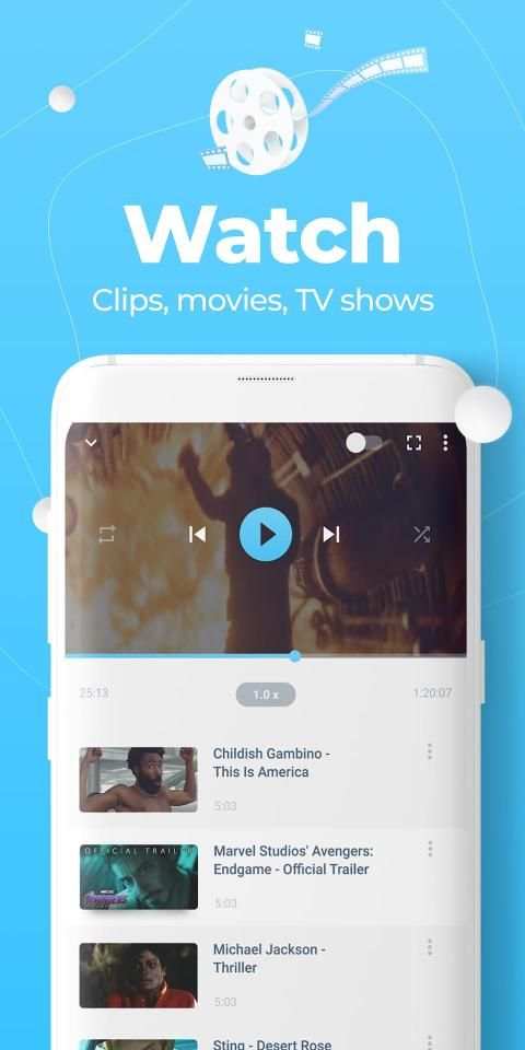 Televzr Media Player screenshot 3