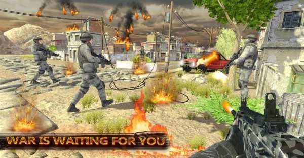 Fire squad Battleground: offline shooting games screenshot 1