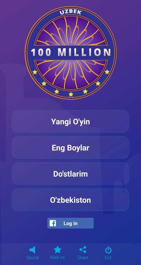 100 Million - Uzbek Viktorina screenshot 5