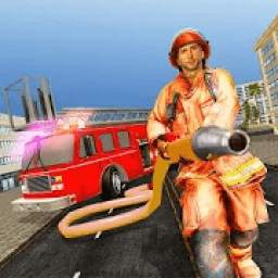 US Fire Fighter Plane City Rescue Game 2019