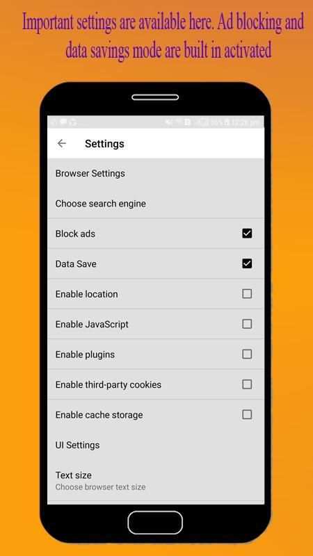 PM Browser - Ad Blocker & Data Saver स्क्रीनशॉट 6