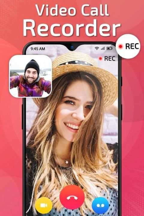Video Call Recorder - Automatic Call Recorder Free स्क्रीनशॉट 1