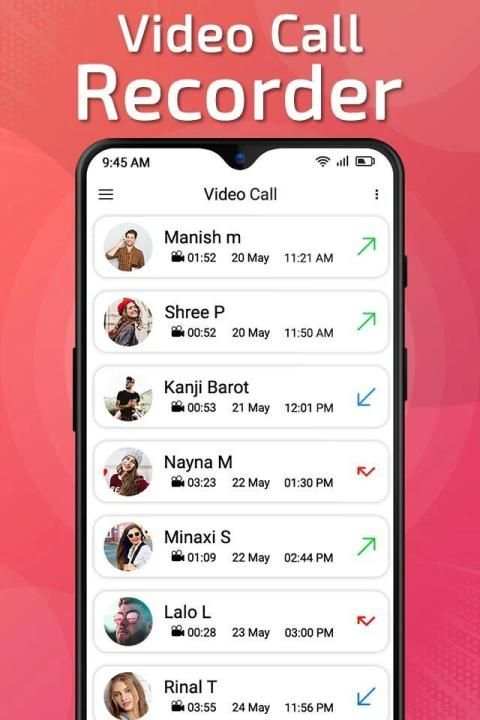 Video Call Recorder - Automatic Call Recorder Free स्क्रीनशॉट 2
